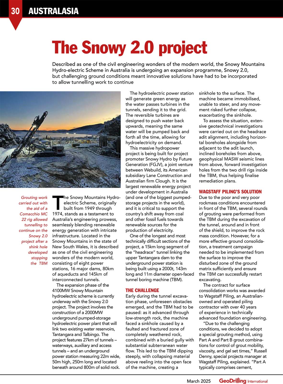 GEO DRILLING INTERNATIONAL